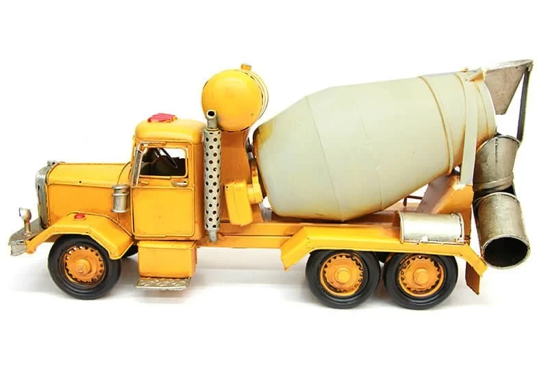 Dekoratif Metal Beton Mikseri Kamyon
