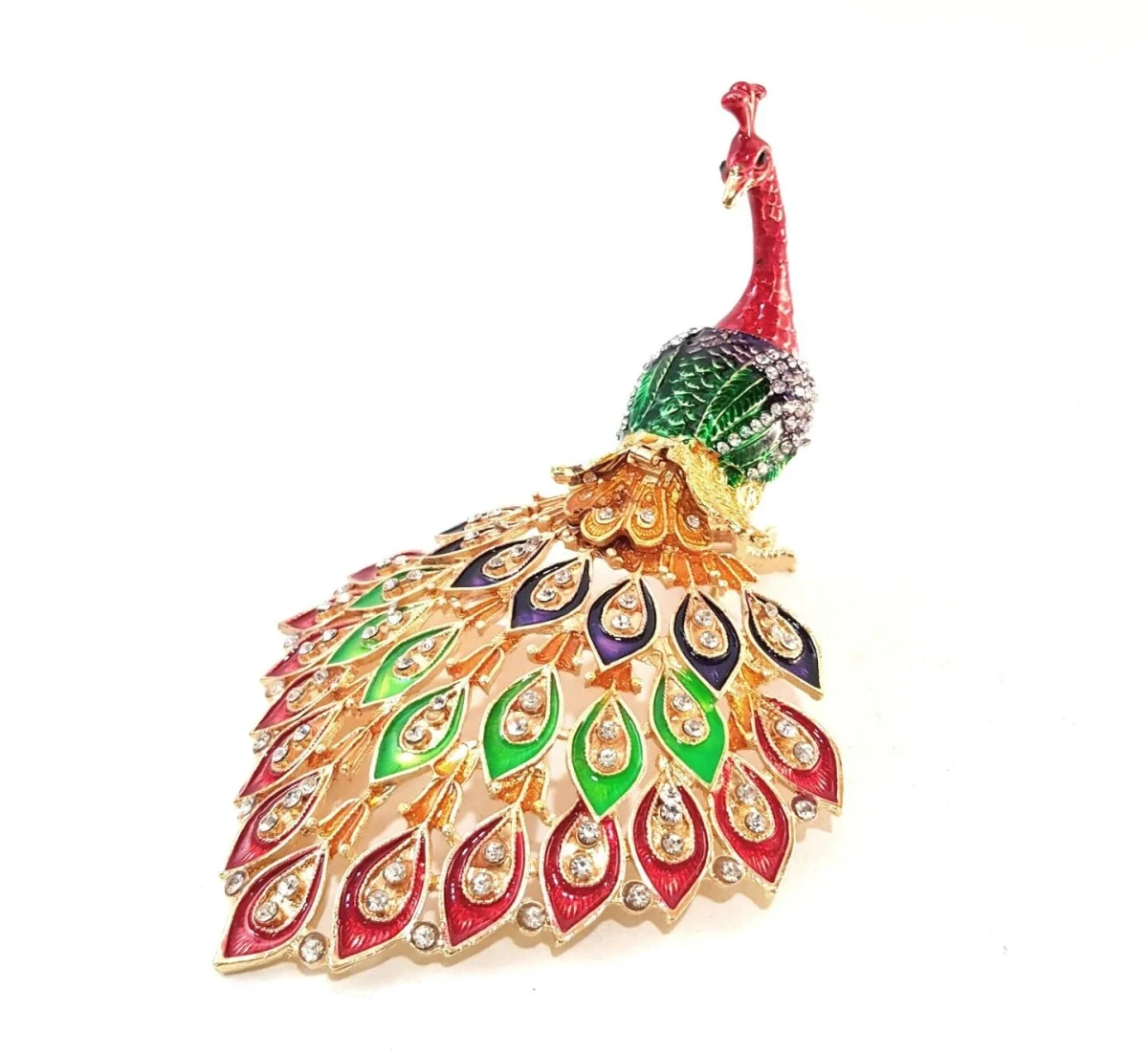 Tavuskuşu Taşlı Kutu