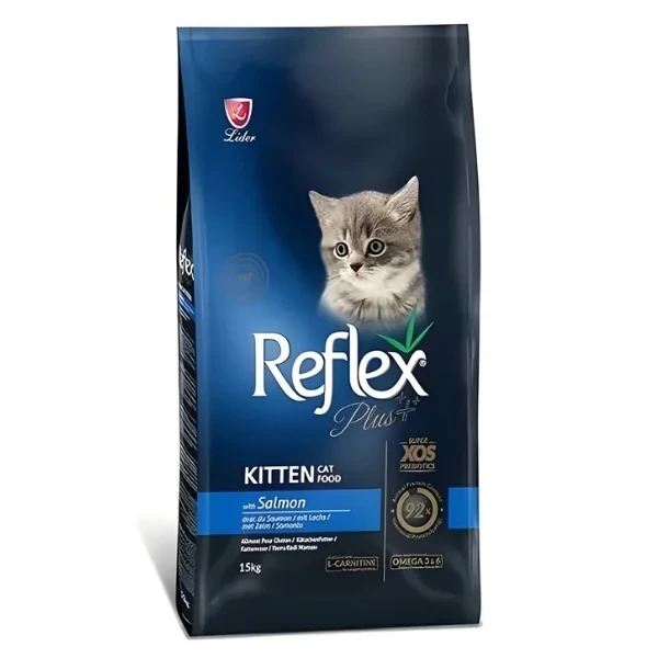 Reflex Plus Somonlu ve Pirinçli Yavru Kedi Maması 15KG
