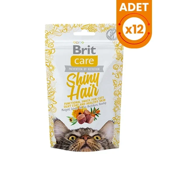 Brit Care Shiny Hair Kedi Bisküvisi