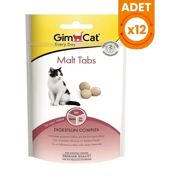 Gimcat Malt Tabs Kedi Ödül Maması Tablet